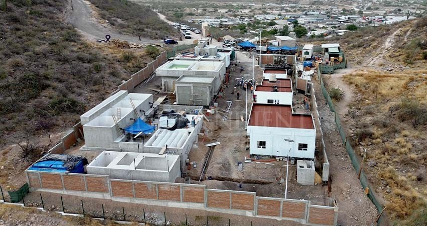 Obras para extraer agua de la presa de La Buena Mujer con un 80% de avance