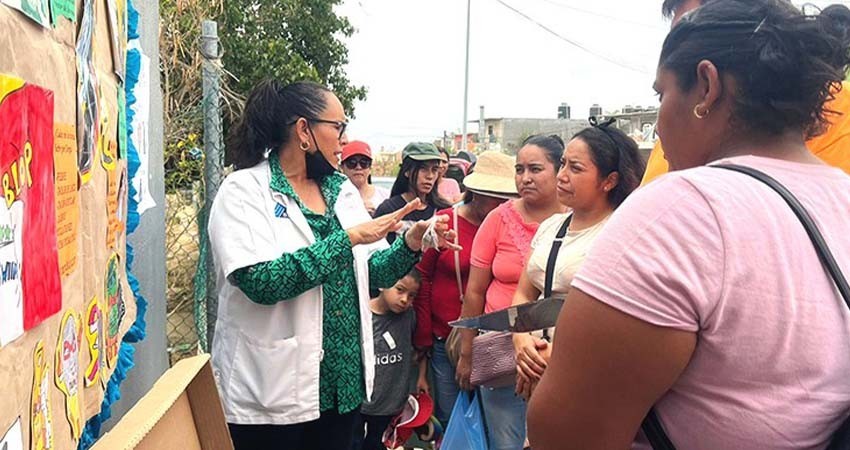 Fomenta salud estatal medidas para la prevención del dengue en colonias de Los Cabos