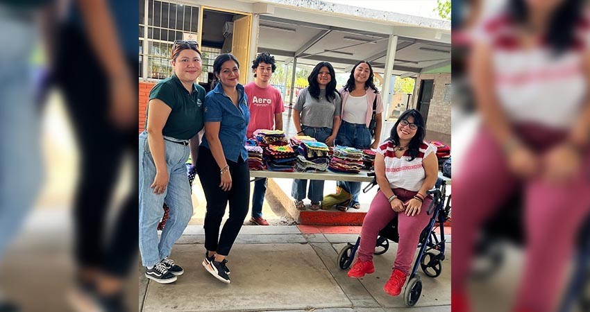 La UABCS participa por tercera ocasión en la campaña Grafiti-Tejido