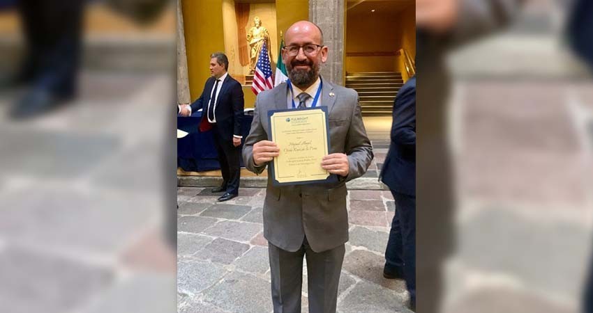 Académico de la UABCS recibe prestigiosa Beca Fulbright-García Robles