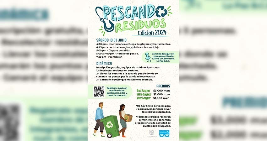 Invita FONMAR a participar en torneo “Pescando residuos” Invita FONMAR a participar en torneo “Pescando residuos”