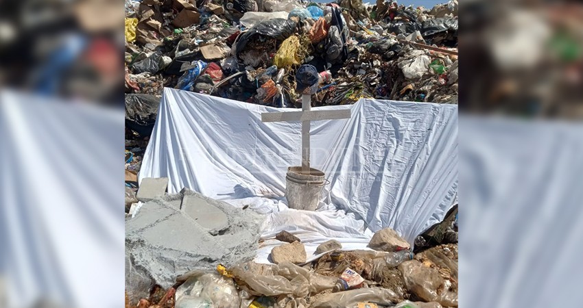 Bajo toneladas de basura, muere una pepenadora en el relleno sanitario de Migriño Bajo toneladas de basura, muere una pepenadora en el relleno sanitario de Migriño