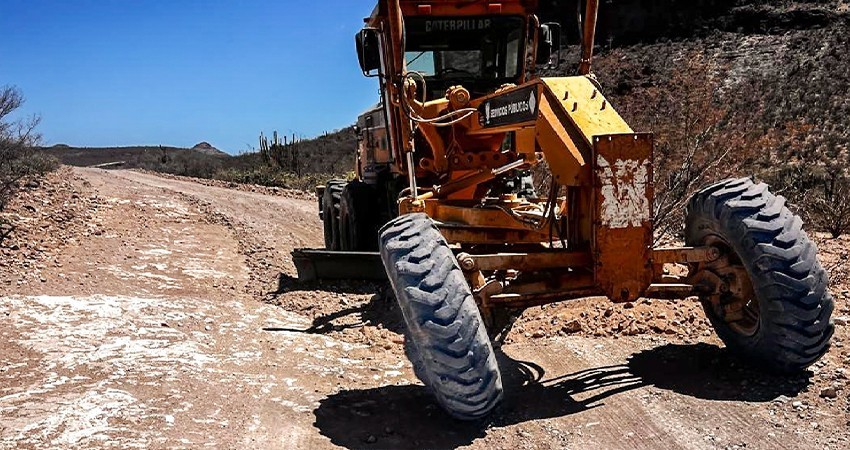 Rehabilita el Ayto de La Paz 170 kilómetros de caminos rurales en Los Dolores Rehabilita el Ayto de La Paz 170 kilómetros de caminos rurales en Los Dolores