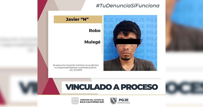 Por el delito de robo queda en prisión preventiva en Guerrero Negro