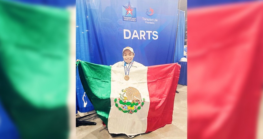 Estudiante de la UABCS gana medalla de bronce en juegos internacionales para personas con trasplantes Estudiante de la UABCS gana medalla de bronce en juegos internacionales para personas con trasplantes