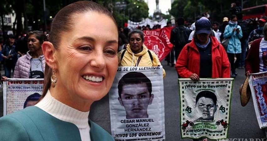 Sheinbaum se compromete a dar seguimiento a la investigación del caso Ayotzinapa