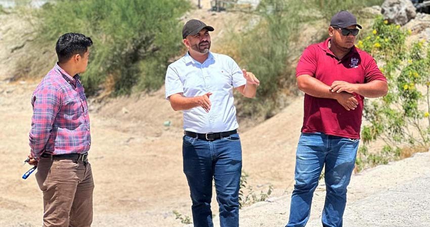 Realiza Servicios Públicos recorrido de supervisión en zonas de riesgo Realiza Servicios Públicos recorrido de supervisión en zonas de riesgo