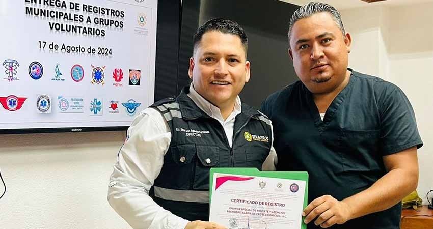 Entrega Protección Civil certificados de voluntariado a 16 agrupaciones en el municipio Entrega Protección Civil certificados de voluntariado a 16 agrupaciones en el municipio