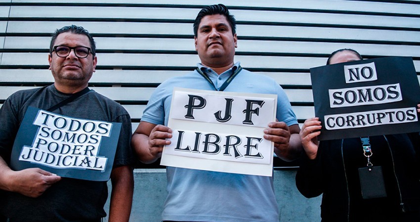 Huelga terminará cuando se deseche la Reforma judicial, advierten