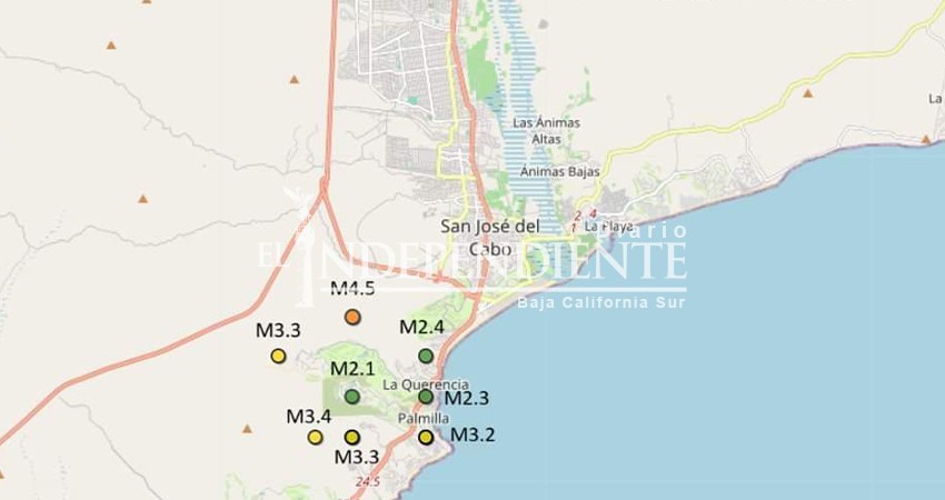 Los Cabos atraviesa enjambre de sismos; se registraron más de 100 réplicas en un día Los Cabos atraviesa enjambre de sismos; se registraron más de 100 réplicas en un día