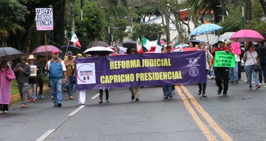 Reforma al Poder Judicial: Manifestantes a favor y en contra salen a las calles este domingo