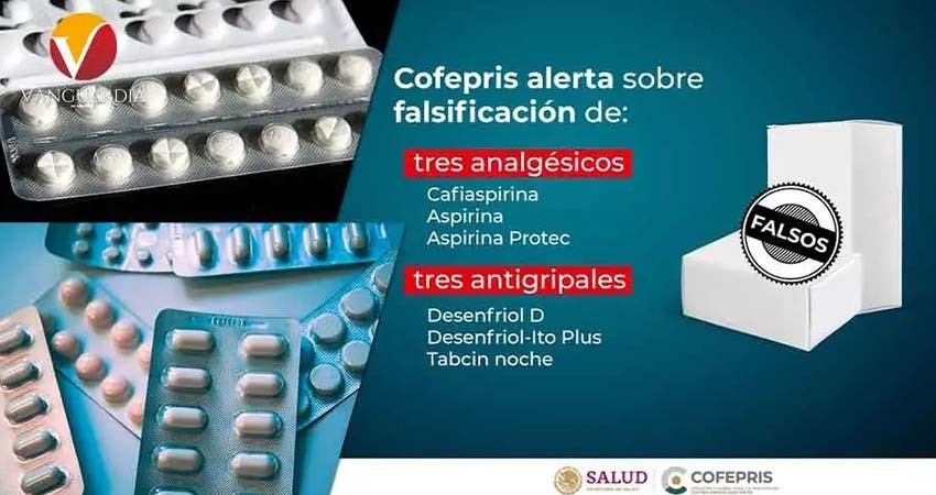 Alerta Cofepris: antigripales y analgésicos falsificados circulan a la venta