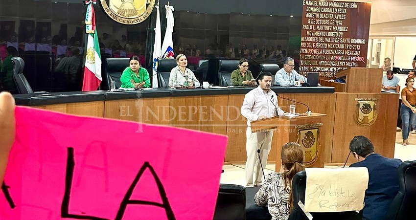 Por mayoría de votos, Congreso de BCS avala la reforma Judicial Por mayoría de votos, Congreso de BCS avala la reforma Judicial