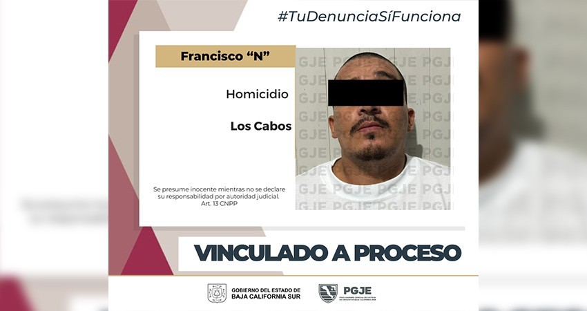 Vinculan a proceso y dictan prisión preventiva a Francisco “N” por homicidio