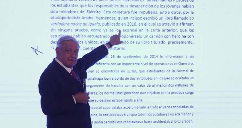 Envía AMLO carta a padres y madres de estudiantes de Ayotzinapa: ‘Nunca dejamos de buscar’ Envía AMLO carta a padres y madres de estudiantes de Ayotzinapa: ‘Nunca dejamos de buscar’