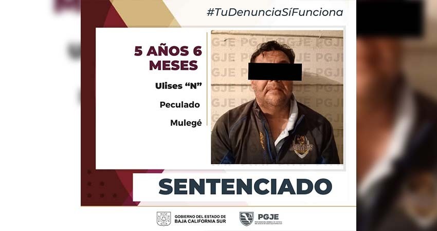 Mediante juicio oral sentencian a más de 5 años de prisión al responsable de peculado en Santa Rosalía