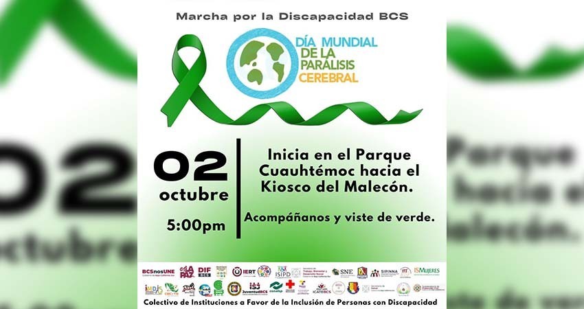 Invita la Dirección Municipal de Inclusión a la marcha por el Día Mundial de la Parálisis Cerebral Invita la Dirección Municipal de Inclusión a la marcha por el Día Mundial de la Parálisis Cerebral
