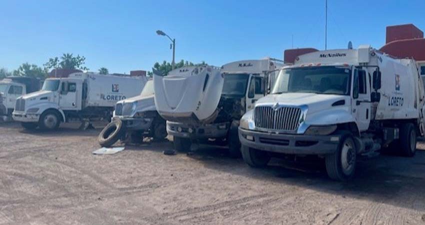 Ya cuenta Loreto con una flota de tres camiones para eficientar la recolección de basura: Servicios Públicos