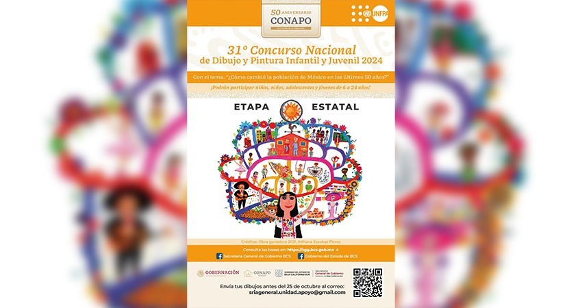 Invitan a participar en la edición 31° del concurso nacional de dibujo y pintura infantil y juvenil 2024 Invitan a participar en la edición 31° del concurso nacional de dibujo y pintura infantil y juvenil 2024