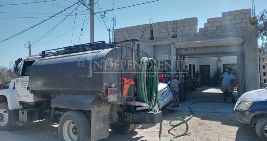 Llama Castro Cosío a empresarios, para que donen pipas al municipio de Los Cabos