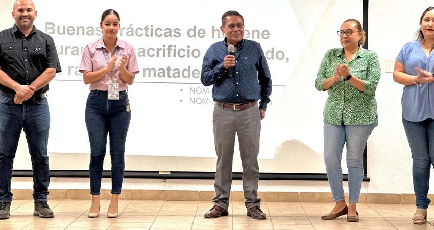 Capacitan al personal del rastro municipal en “Manejo Higiénico de Productos Cárnicos”