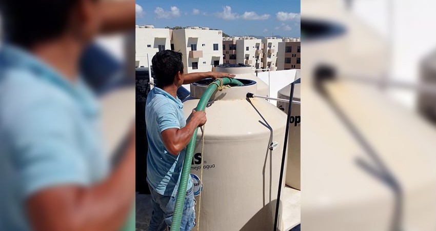 Abastece OOMSAPAS Los Cabos con programa emergente de agua a colonias Altamira Plus, Lomas del Valle y Tierra y Libertad