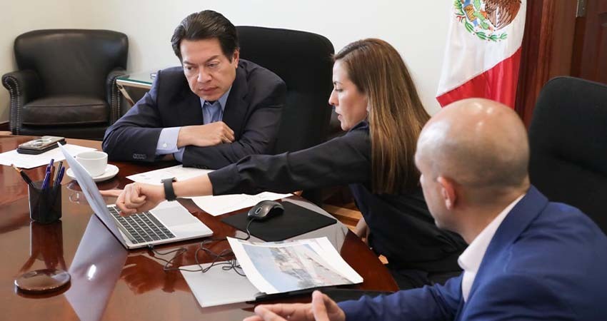 Gestiona Milena Quiroga en la CDMX proyectos clave para La Paz
