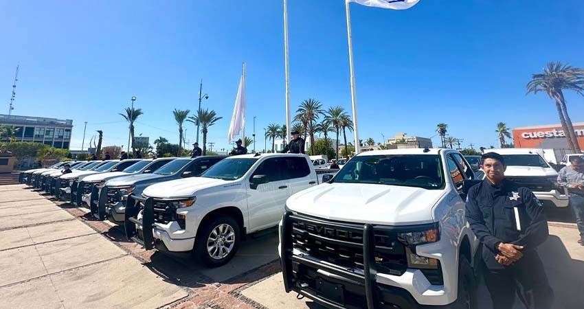 Invierte el gobierno de BCS 56. 6 MDP en vehículos para seguridad pública, apoyo a mujeres, productores acuicolas y pesqueros