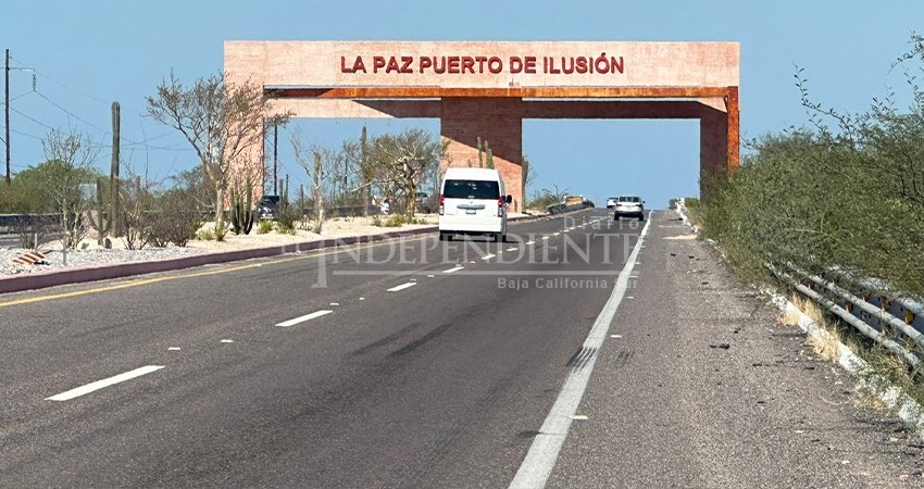 Casi lista la obra de la Puerta Turística en la entrada sur de La Paz Casi lista la obra de la Puerta Turística en la entrada sur de La Paz