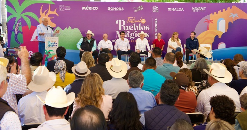 El gobernador Castro Cosío representa a BCS en el festival de pueblos mágicos 2024, en Sonora El gobernador Castro Cosío representa a BCS en el festival de pueblos mágicos 2024, en Sonora