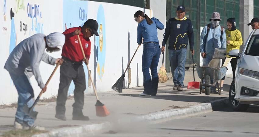 INDEM y obras públicas realizan campaña de limpieza en Los Cabos