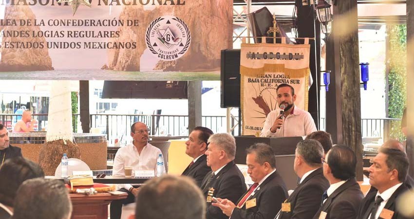 Gobierno de Los Cabos presente en la Asamblea de la Confederación de Grandes Logias Regulares de los Estados Unidos Mexicanos