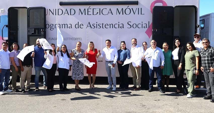 Recibe gobierno de BCS una unidad médica móvil, por parte de Fundación Letty Coppel Recibe gobierno de BCS una unidad médica móvil, por parte de Fundación Letty Coppel