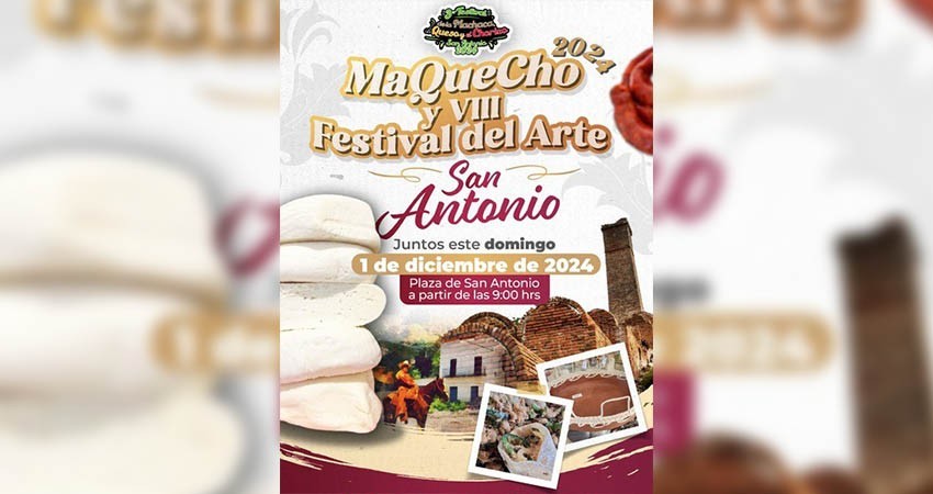 Listo San Antonio para la realización del Festival del MaQueCho y del Arte