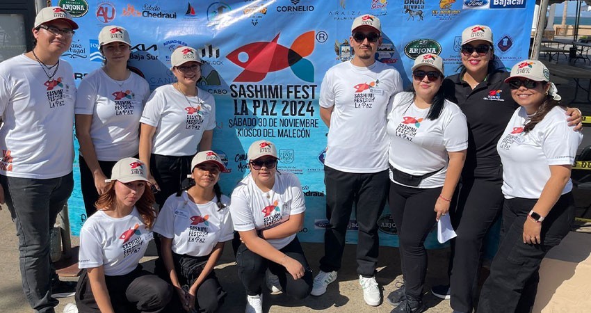 Estudiantes de UABCS obtienen tercer lugar en el Sashimi Fest 2024