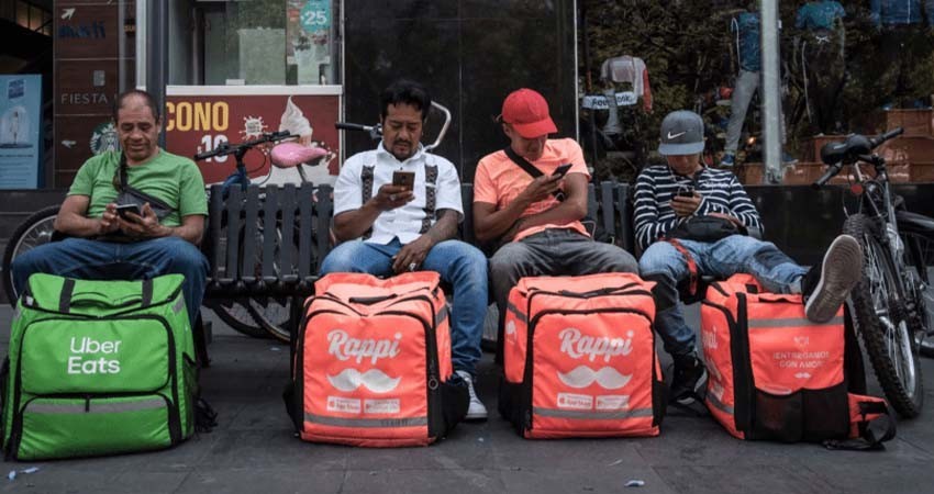 Diputados aprueban dar a repartidores de Uber, DiDi y Rappi aguinaldo, vacaciones, utilidad y sindicalizarse