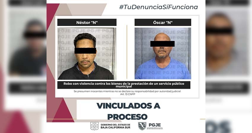Oscar N y Néstor N quedan en prisión preventiva por el delito de robo con violencia al SAPA La Paz Oscar N y Néstor N quedan en prisión preventiva por el delito de robo con violencia al SAPA La Paz