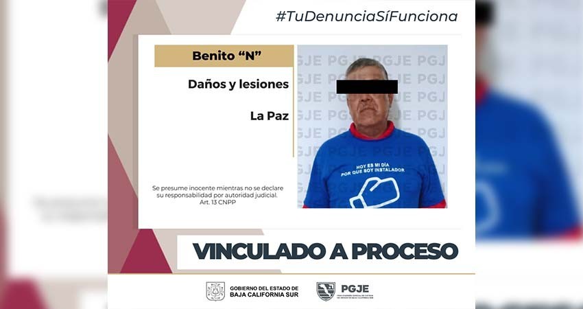 Por daños y lesiones culposas queda vinculado a proceso Benito “N” Por daños y lesiones culposas queda vinculado a proceso Benito “N”