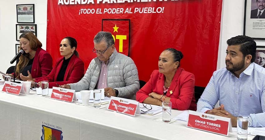 “Por una verdadera transformación”: Fracción del PT en el congreso de BCS presenta su Agenda Legislativa