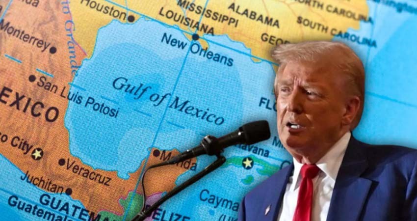 Trump propone cambiarle nombre al Golfo de México