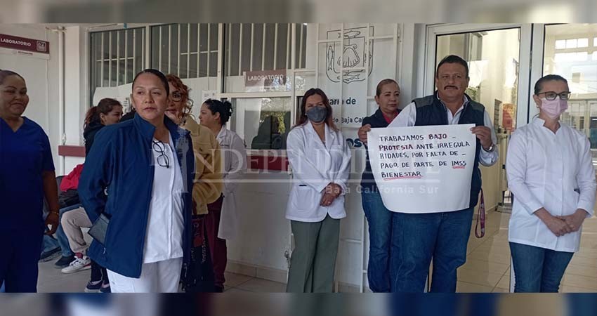 Trabajadores de la Jurisdicción Sanitaria Los Cabos denuncian falta de pagos por parte de Bienestar Trabajadores de la Jurisdicción Sanitaria Los Cabos denuncian falta de pagos por parte de Bienestar