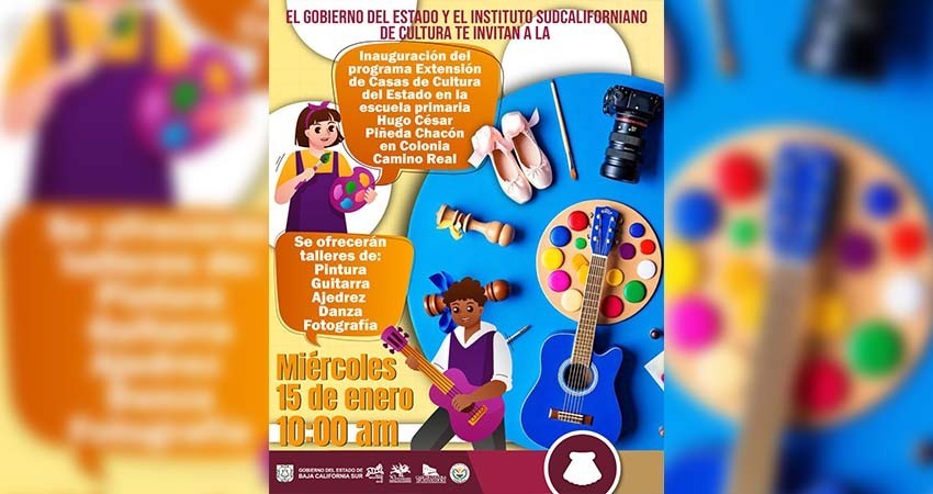 Inaugura ISC programa “Extensión de casas de cultura del estado”