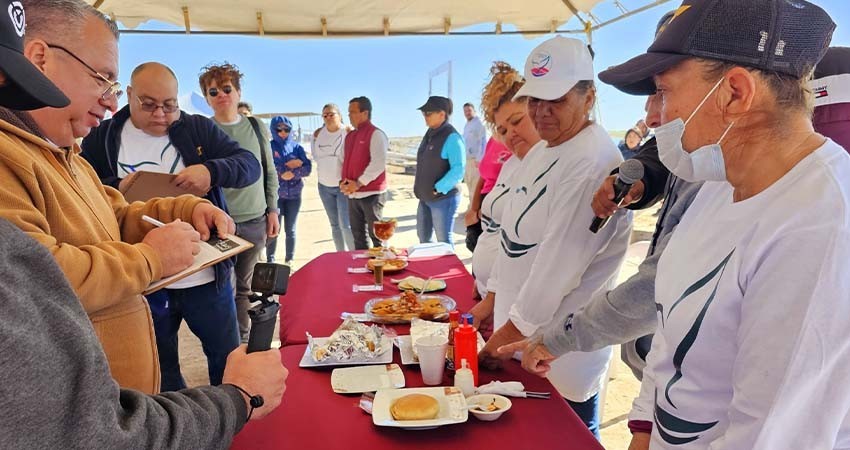 Realizan exitoso concurso gastronómico en Puerto Chale