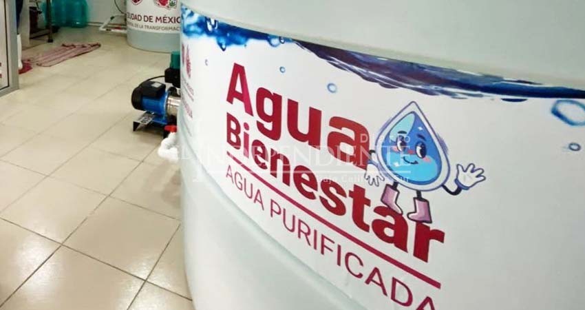 Prototipo de agua purificada BIENESTAR estará listo para febrero: Milena Quiroga Prototipo de agua purificada BIENESTAR estará listo para febrero: Milena Quiroga