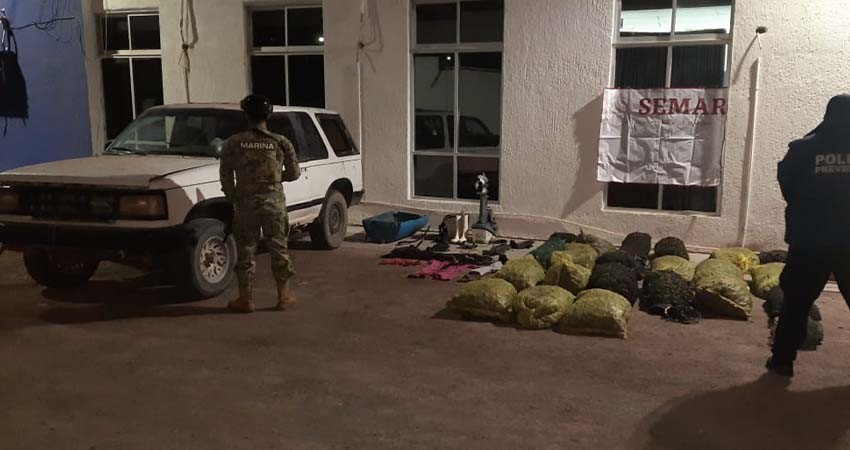 Marina y SSPE, aseguran producto marino en veda en Adolfo López Mateos Marina y SSPE, aseguran producto marino en veda en Adolfo López Mateos