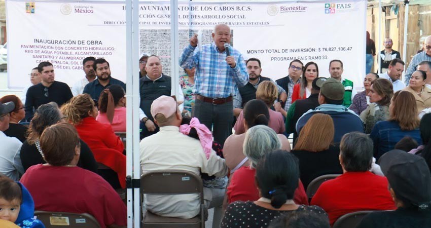 El bienestar llega a más colonias de Los Cabos: Castro Cosío El bienestar llega a más colonias de Los Cabos: Castro Cosío