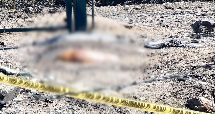 Un cuerpo sin vida y esposado fue localizado sin vida en La Paz