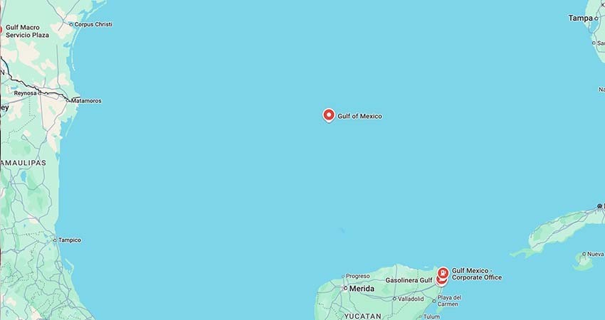 El Golfo de México ya se llama Golfo de América en Google Maps