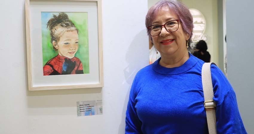 Inauguran en la UABCS exposición colectiva de acuarela