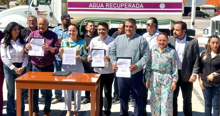 Quiroga Romero: “Cada pipa de agua tratada utilizada, significa agua limpia en los hogares” Quiroga Romero: “Cada pipa de agua tratada utilizada, significa agua limpia en los hogares”